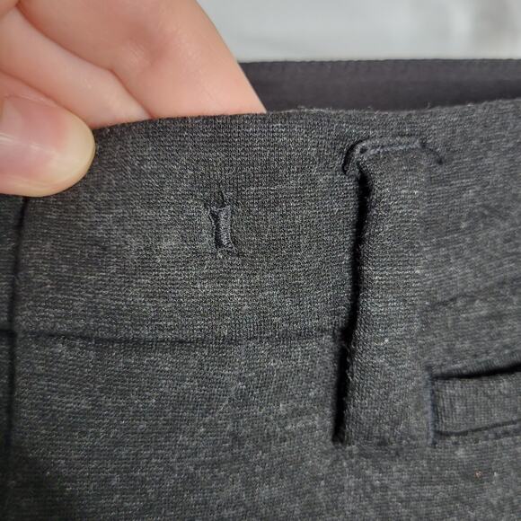 Kit & Ace Gray High Rise Straight Leg Ankle Trouser Pants Women's 4 - Picture 4 of 11
